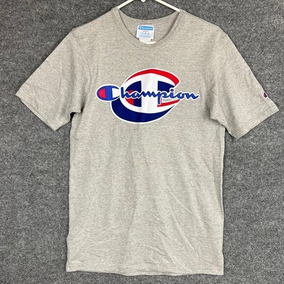 Champion Big C Short Sleeve‎ Heritage Logo T Shirt men Size S - Picture 1 of 7